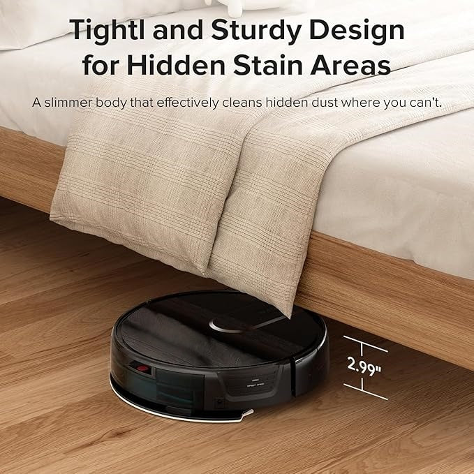 Robot Vacuum Mop Combo 4000Pa Suction, Smart Obstacle Avoidance, Personalized Cleaning, Self-Charging Robotic Cleaner